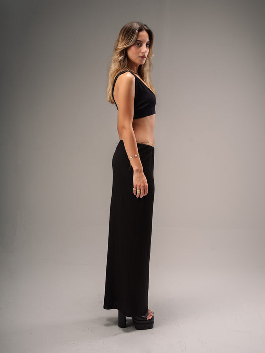 Amushka's Black Maxi skirt